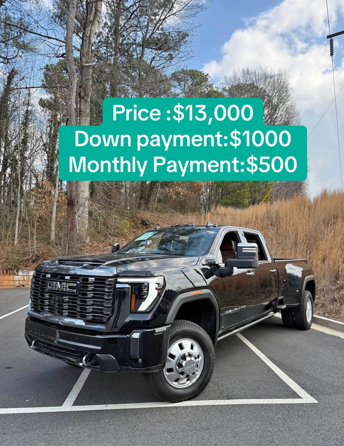 2024 GMC Sierra 3500 HD Crew Cab Denali Ultimate Pickup 4D 8 Ft