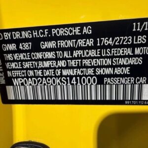 Alternative view of 2019 Porche 911 -Turbo s Coupe 2D