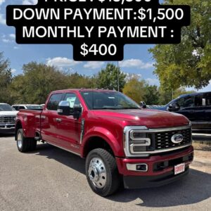 2026 Ford F450 Platinum Plus DRW RUBY RED