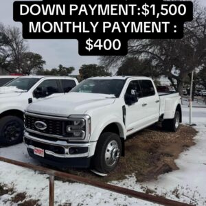 2026 Ford F450 Drw Lariat Oxford white
