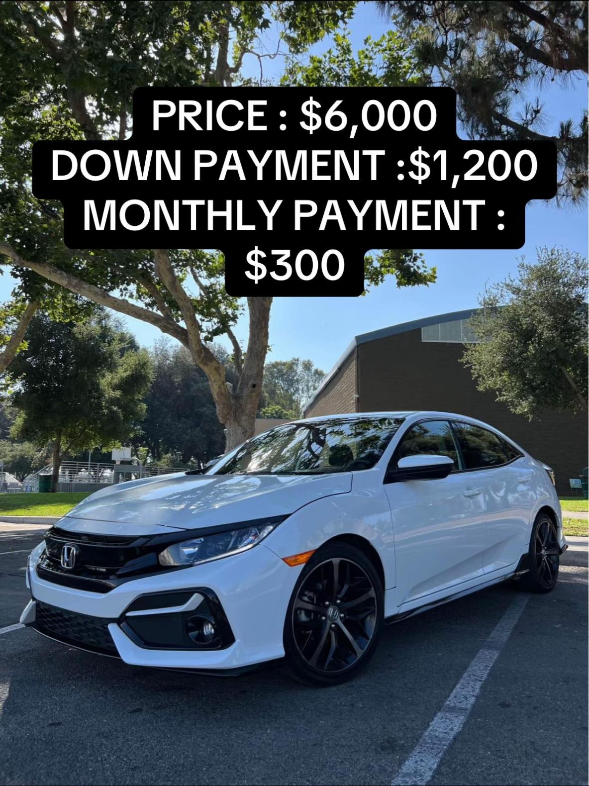 2020 Civic Hatchback Sport 1.5