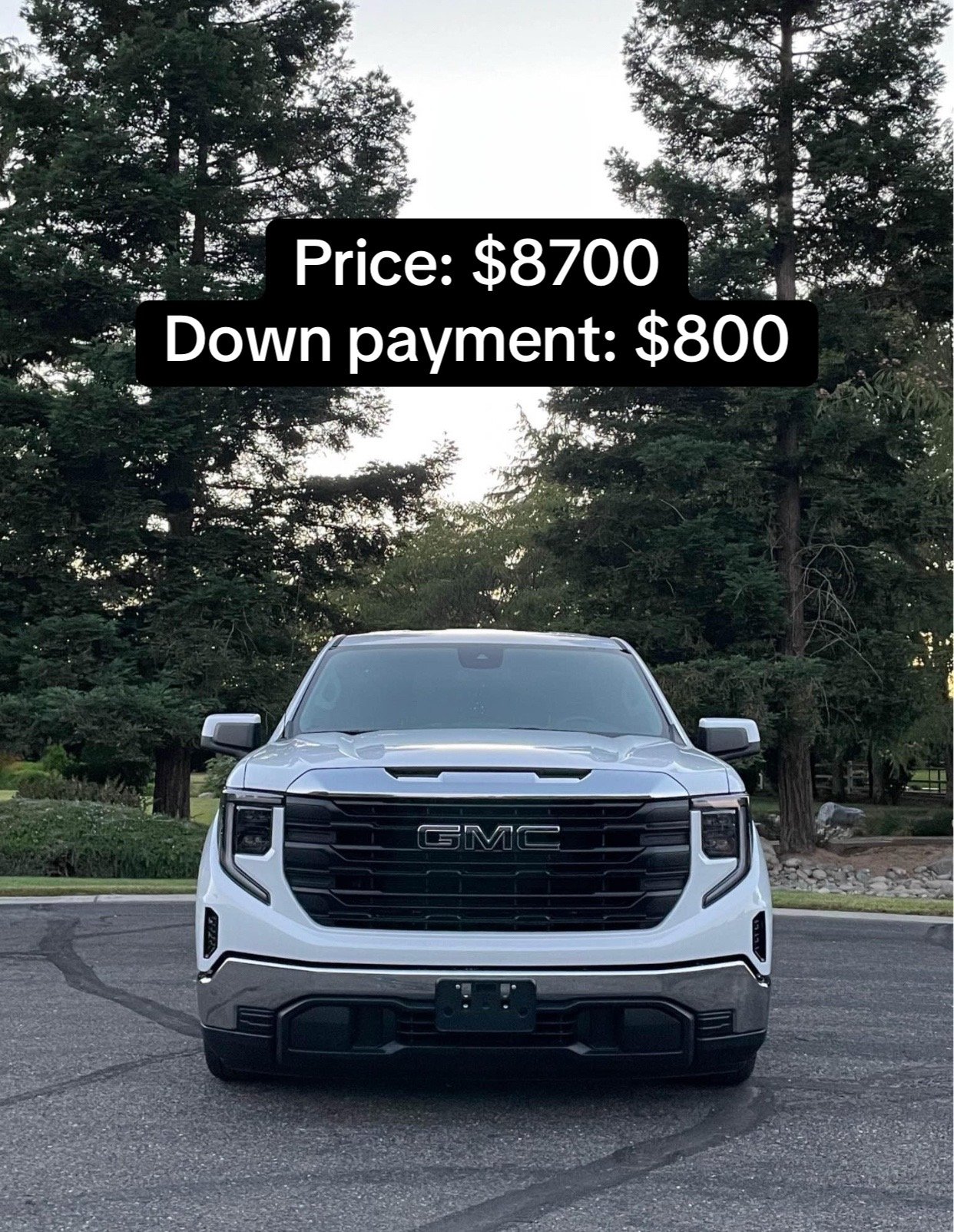 2023 GMC Sierra regular cab short bed 2.7 turbocharged