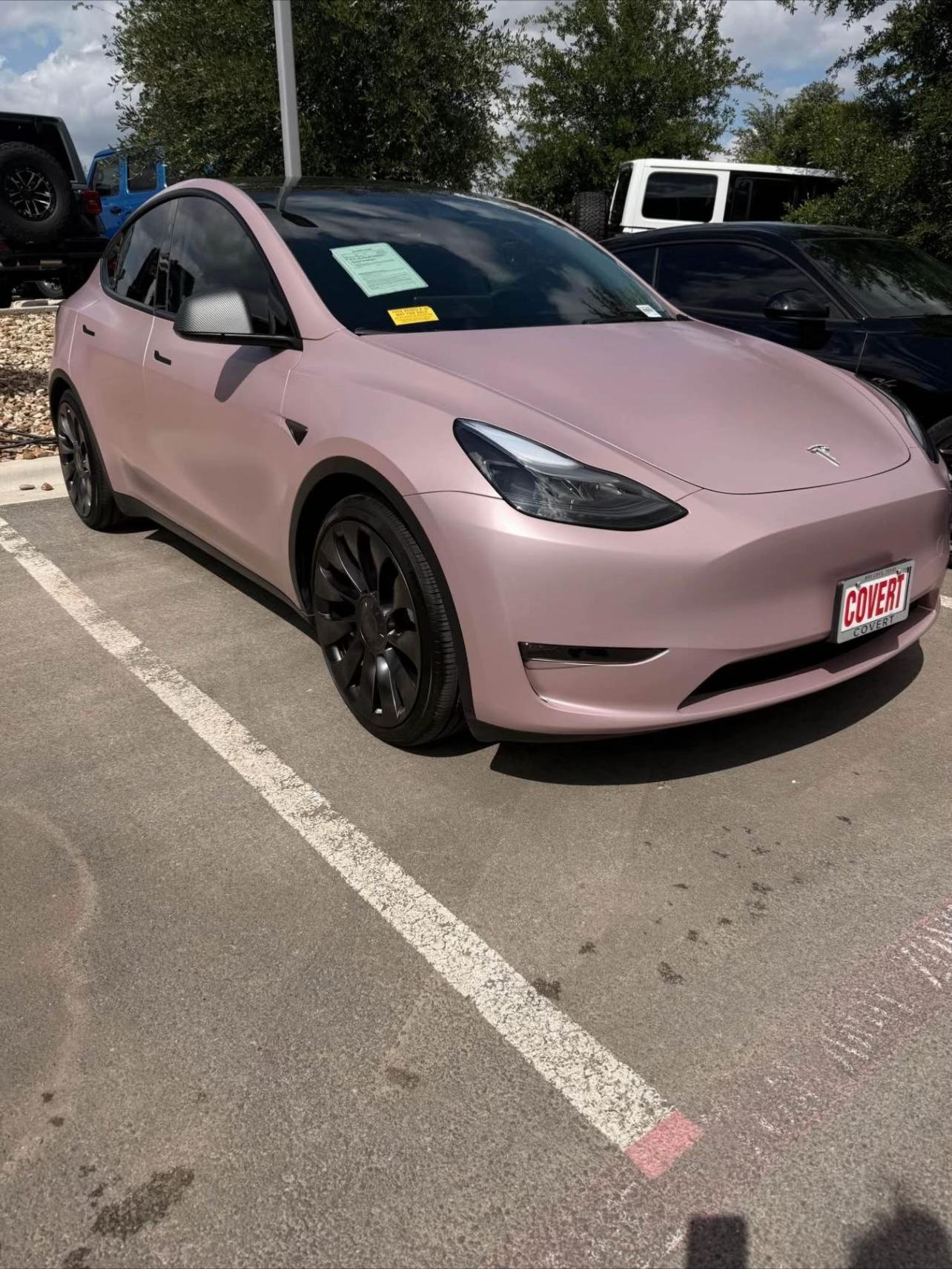 pink 2025 Tesla Model Y - Image 7