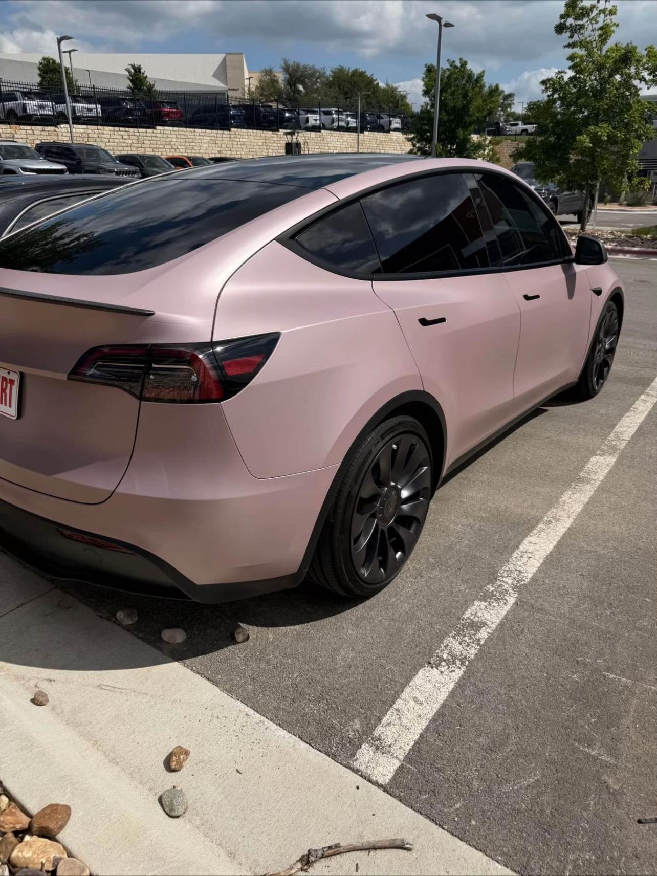 pink 2025 Tesla Model Y - Image 9
