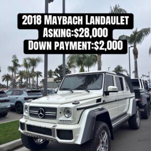 2018 Mercedes-Benz G650 Maybach