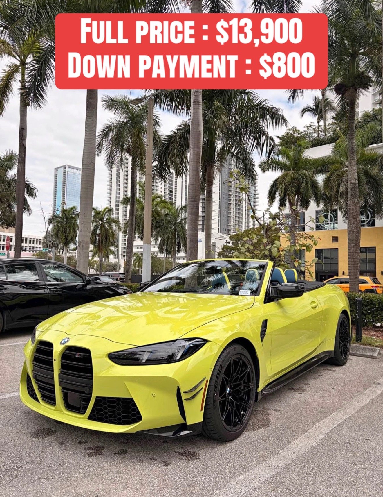 2026 BMW M4 Competition xDrive Convertible – São Paulo Yellow