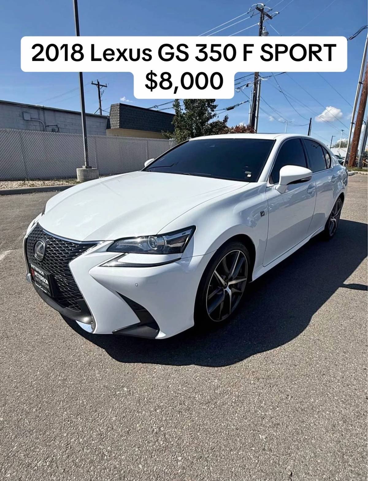2018 Lexus GS 350 F SPORT Sedan 4D