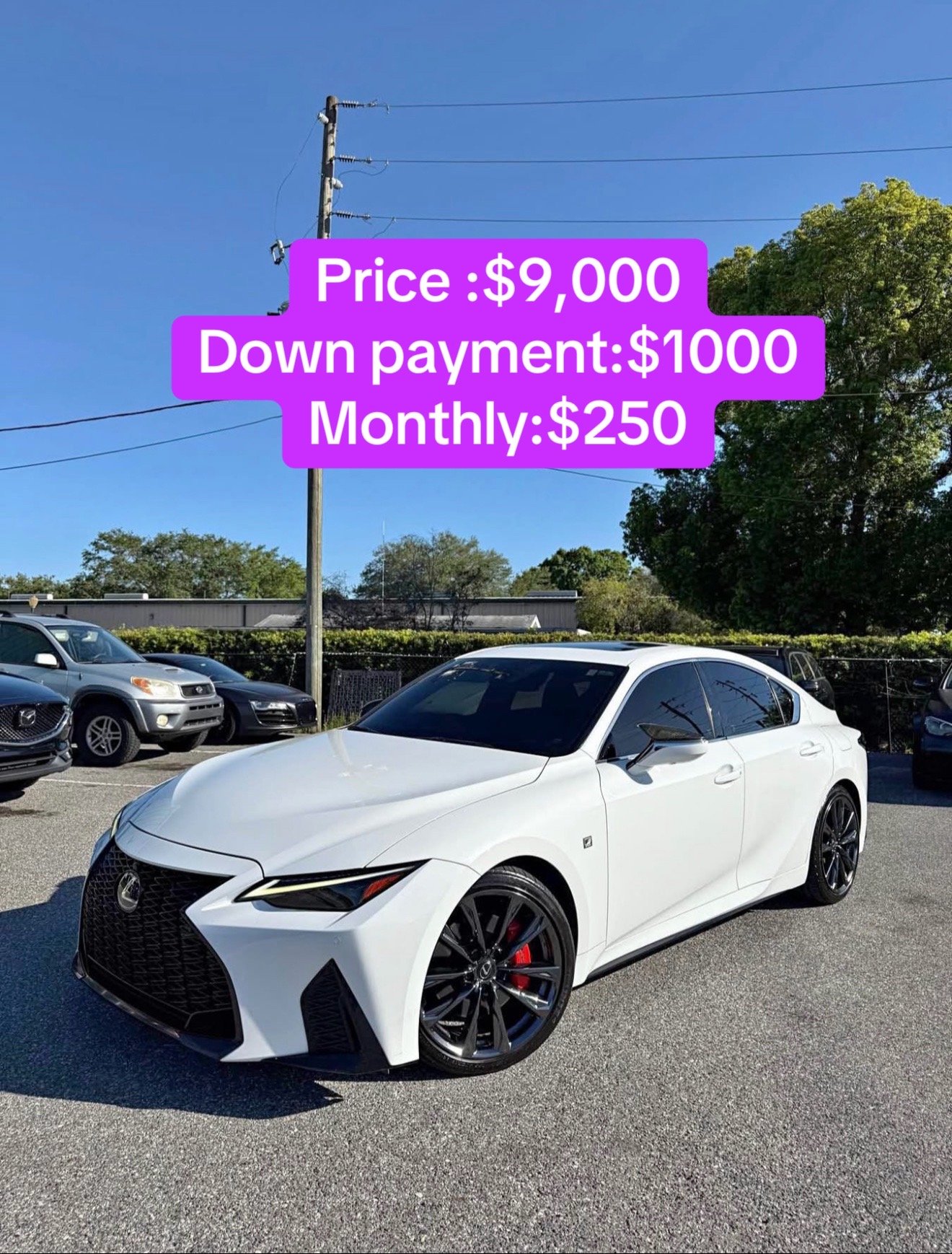 2023 Lexus IS 350 F SPORT Sedan 4D