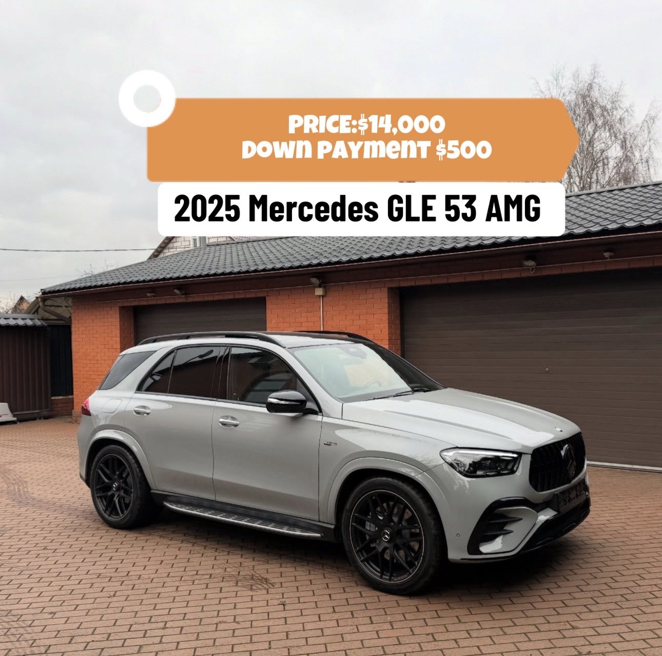 Mercedes GLE 53 AMG 3.0L engine, 435 hp Model year: 2025 Europ